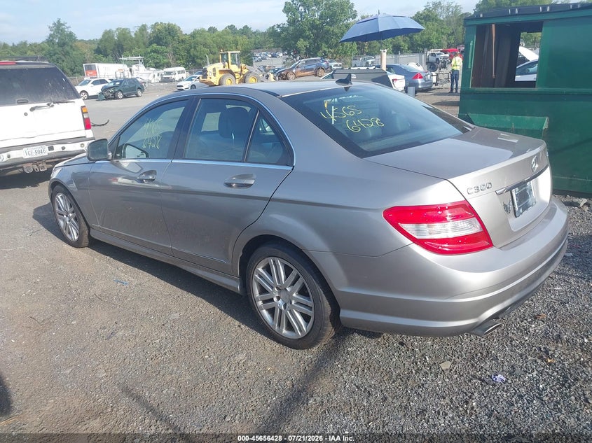 2009 Mercedes-benz C class VIN WDDGF81XX9R067520 IAAI salvage auction — FRONT END, Clear (Virginia), sold $600 on 2026-07-28 (photo 3)