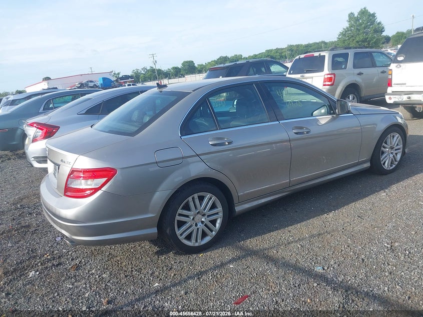 2009 Mercedes-benz C class VIN WDDGF81XX9R067520 IAAI salvage auction — FRONT END, Clear (Virginia), sold $600 on 2026-07-28 (photo 4)