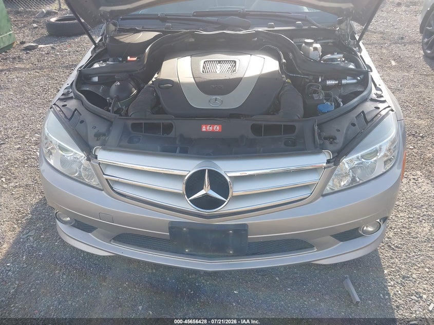2009 Mercedes-benz C class VIN WDDGF81XX9R067520 IAAI salvage auction — FRONT END, Clear (Virginia), sold $600 on 2026-07-28 (photo 6)