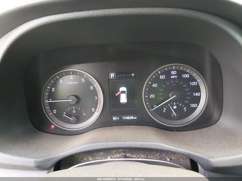 2016 Hyundai Tucson VIN KM8J33A23GU148140 IAAI salvage auction — NORMAL WEAR, Clear-Dealer Only (Arizona), sold $25 on 2026-07-21 (photo 7)
