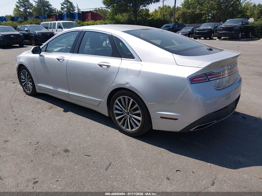 2018 Lincoln Mkz VIN 3LN6L5B94JR620955 IAAI salvage auction — NORMAL WEAR, Clear-Dealer Only (North Carolina), sold $5,325 on 2026-08-01 (photo 3)