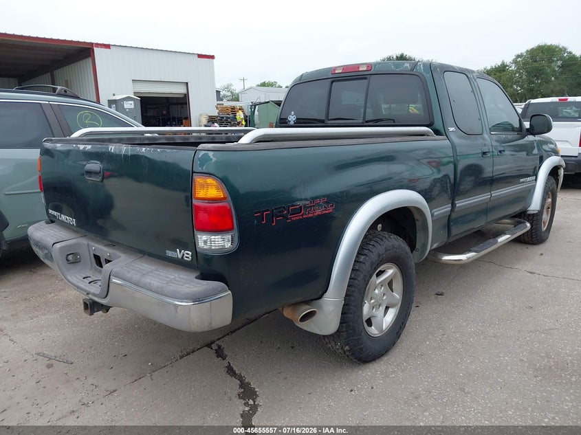 2001 Toyota Tundra VIN 5TBBT441X1S189693 IAAI salvage auction — NORMAL WEAR, Original (Texas), sold $1,625 on 2026-07-28 (photo 4)