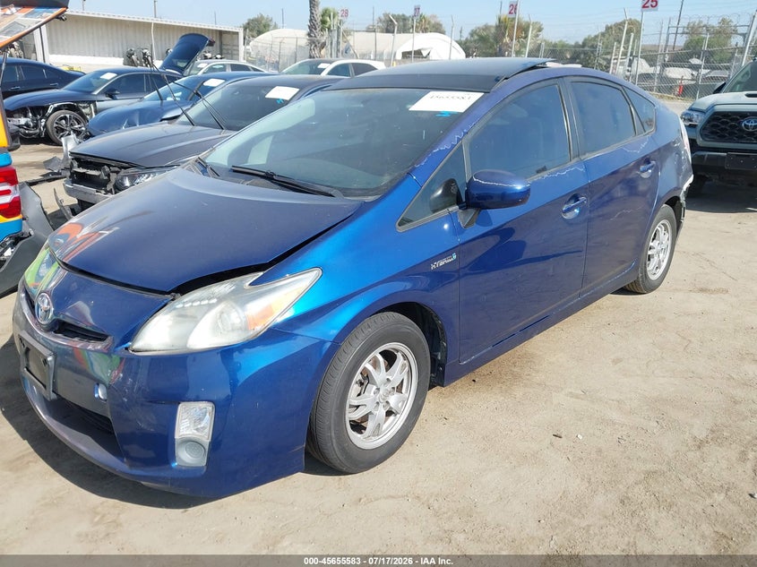 2010 Toyota Prius VIN JTDKN3DU7A0195492 IAAI salvage auction — REAR END, Salvage (California), sold $25 on 2026-07-29 (photo 2)