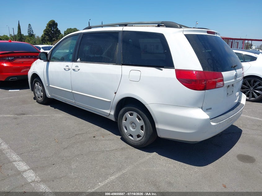 2004 Toyota Sienna VIN 5TDZA23CX4S145331 IAAI salvage auction — NORMAL WEAR, Clear - Dealer Only (California), sold $550 on 2026-07-30 (photo 3)