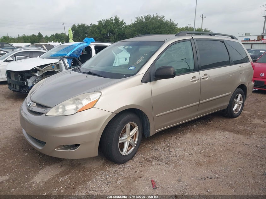 2008 Toyota Sienna VIN 5TDZK23C58S122607 IAAI salvage auction — NORMAL WEAR, Original (Texas), sold $900 on 2026-07-23 (photo 2)