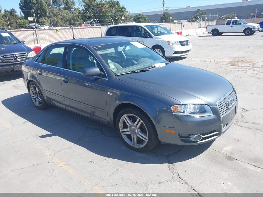 2007 Audi A4 VIN WAUDF78EX7A115358 IAAI salvage auction — NORMAL WEAR, Salvage Title - Dealer (California), sold $25 on 2026-07-29 (photo 1)