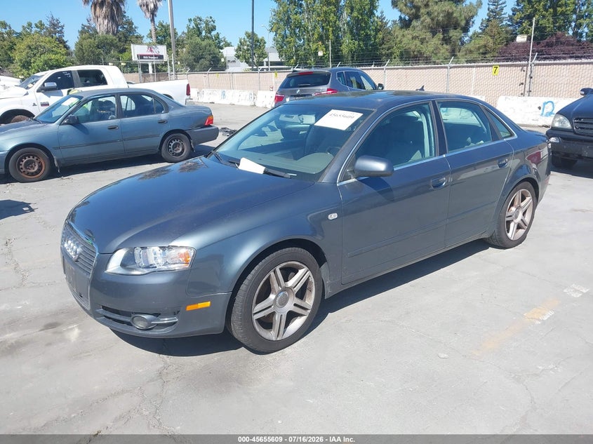 2007 Audi A4 VIN WAUDF78EX7A115358 IAAI salvage auction — NORMAL WEAR, Salvage Title - Dealer (California), sold $25 on 2026-07-29 (photo 2)