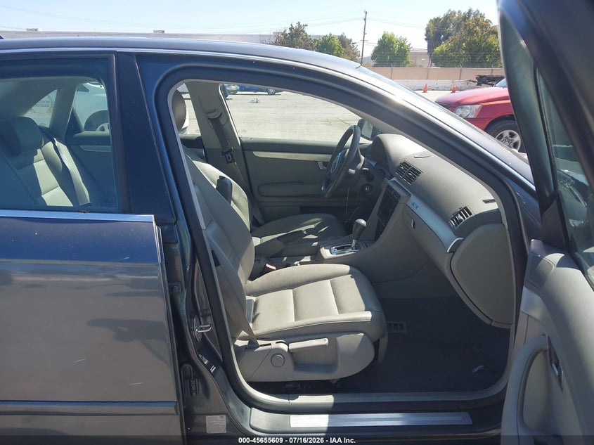 2007 Audi A4 VIN WAUDF78EX7A115358 IAAI salvage auction — NORMAL WEAR, Salvage Title - Dealer (California), sold $25 on 2026-07-29 (photo 5)
