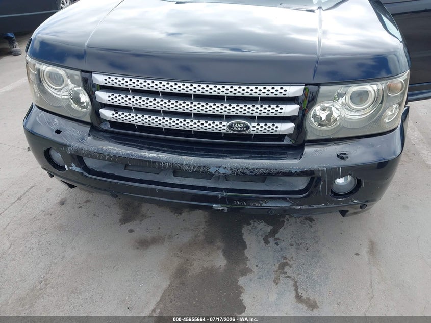 2008 Land rover Range rover sport VIN SALSH23428A130579 IAAI salvage auction — FRONT END, Clear - Dealer Only (California), sold $50 on 2026-07-29 (photo 6)