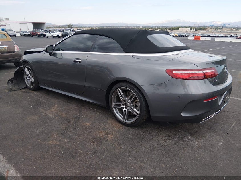 2018 Mercedes-benz E-klasse VIN WDD1K6FB1JF049660 IAAI salvage auction — FRONT END, Salvage (Nevada), sold $7,300 on 2026-08-06 (photo 3)