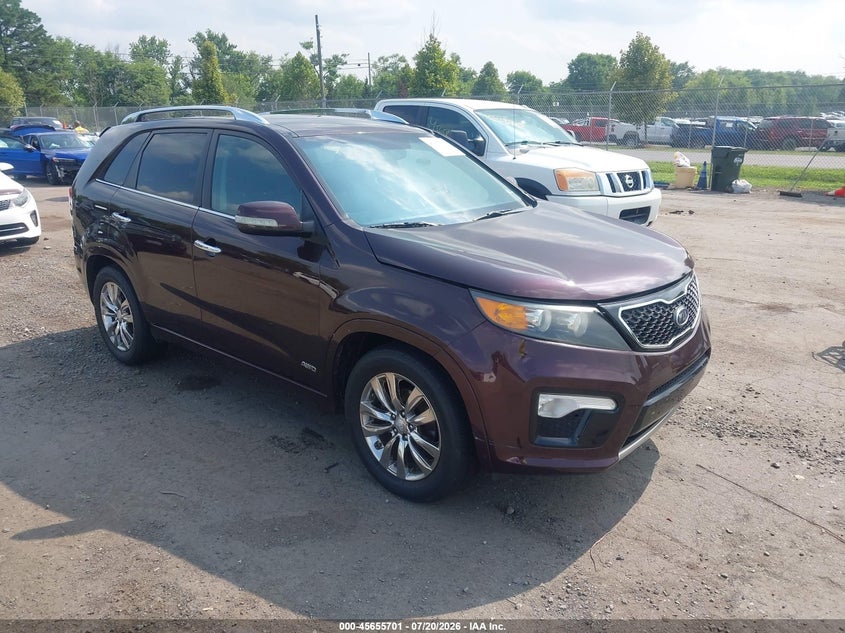2012 Kia Sorento VIN 5XYKWDA27CG191364 IAAI salvage auction — FRONT END, Clear (Virginia), sold $2,150 on 2026-07-31 (photo 1)