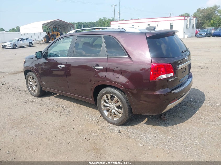 2012 Kia Sorento VIN 5XYKWDA27CG191364 IAAI salvage auction — FRONT END, Clear (Virginia), sold $2,150 on 2026-07-31 (photo 3)