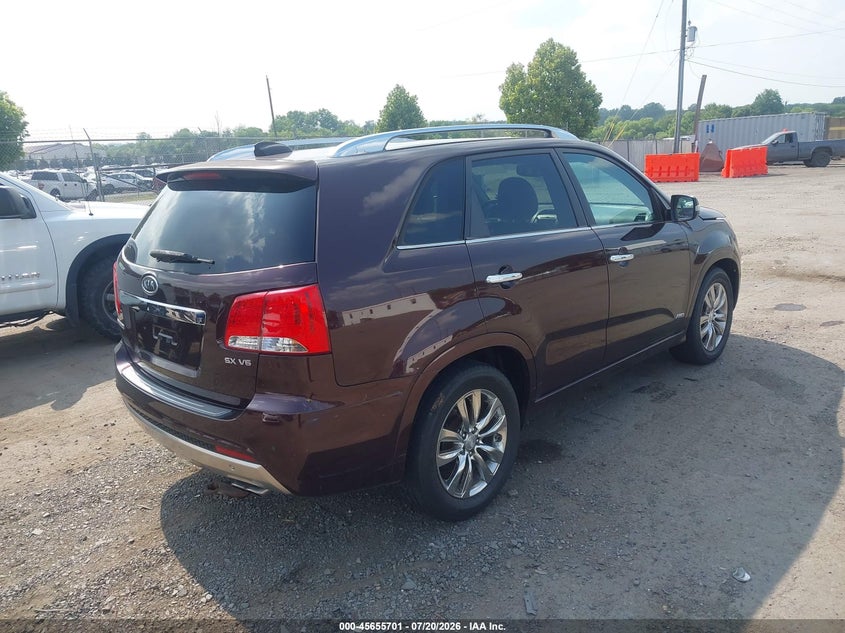 2012 Kia Sorento VIN 5XYKWDA27CG191364 IAAI salvage auction — FRONT END, Clear (Virginia), sold $2,150 on 2026-07-31 (photo 4)