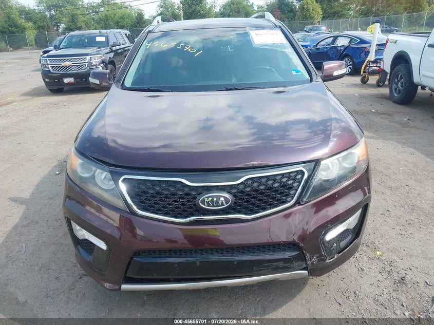 2012 Kia Sorento VIN 5XYKWDA27CG191364 IAAI salvage auction — FRONT END, Clear (Virginia), sold $2,150 on 2026-07-31 (photo 6)
