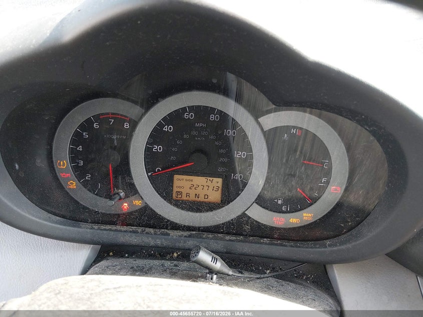 2008 Toyota Rav4 VIN JTMBD33V986076654 IAAI salvage auction — NORMAL WEAR, Clear (Colorado), sold $675 on 2026-07-27 (photo 7)