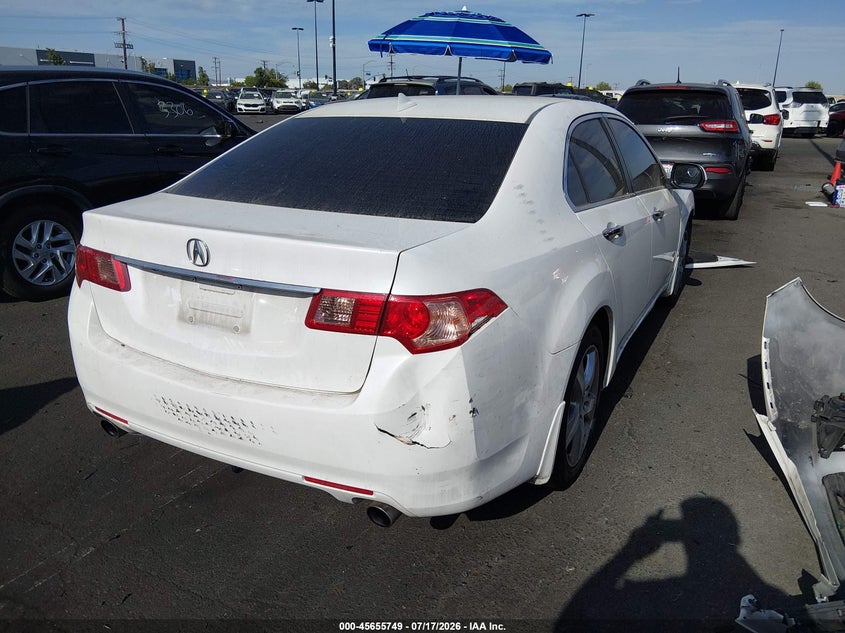 2012 Acura Tsx VIN JH4CU2F61CC013060 IAAI salvage auction — FRONT END, Salvage Certificate (California), sold $1,975 on 2026-07-31 (photo 4)