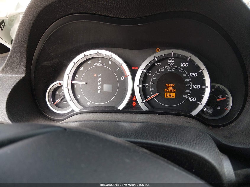 2012 Acura Tsx VIN JH4CU2F61CC013060 IAAI salvage auction — FRONT END, Salvage Certificate (California), sold $1,975 on 2026-07-31 (photo 7)
