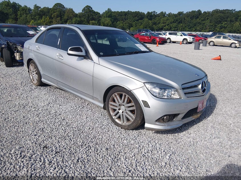 2009 Mercedes-benz C class VIN WDDGF81X69R075744 IAAI salvage auction — NORMAL WEAR, Clear (Alabama), sold $250 on 2026-08-06 (photo 1)
