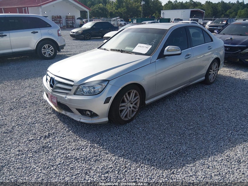 2009 Mercedes-benz C class VIN WDDGF81X69R075744 IAAI salvage auction — NORMAL WEAR, Clear (Alabama), sold $250 on 2026-08-06 (photo 2)