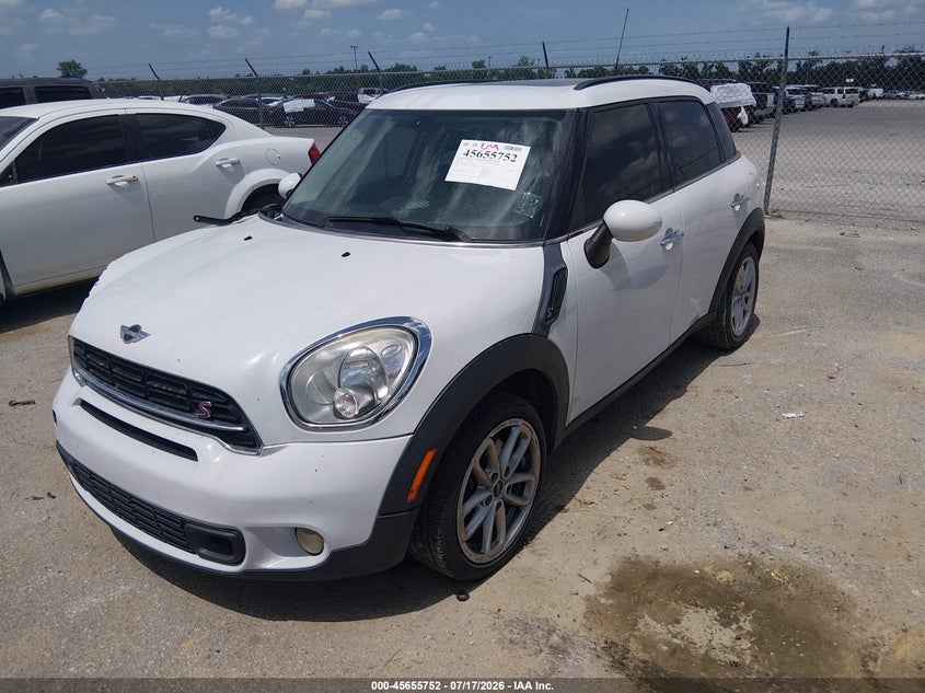 2016 Mini Countryman VIN WMWZC3C51GWT09746 IAAI salvage auction — RIGHT FRONT, Salvage (Louisiana), sold $800 on 2026-08-04 (photo 2)