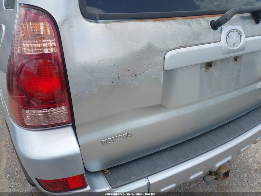 2005 Toyota 4runner VIN JTEZU14RX58040634 IAAI salvage auction — REAR END, Original (Texas), sold $25 on 2026-07-22 (photo 6)
