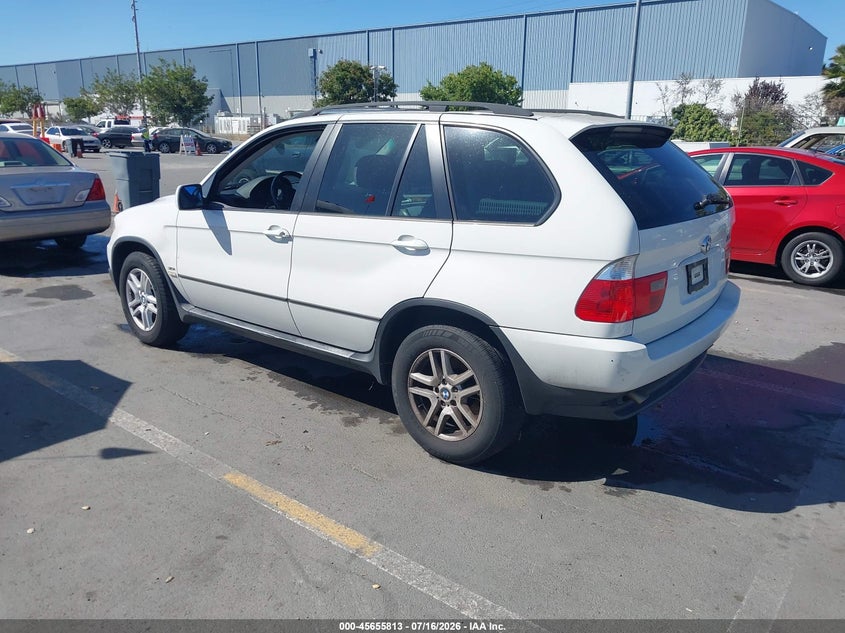 2005 BMW X5 VIN 5UXFA13545LY11292 IAAI salvage auction — NORMAL WEAR, Clear - Dealer Only (California), sold $25 on 2026-07-29 (photo 3)