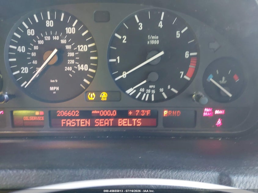 2005 BMW X5 VIN 5UXFA13545LY11292 IAAI salvage auction — NORMAL WEAR, Clear - Dealer Only (California), sold $25 on 2026-07-29 (photo 7)