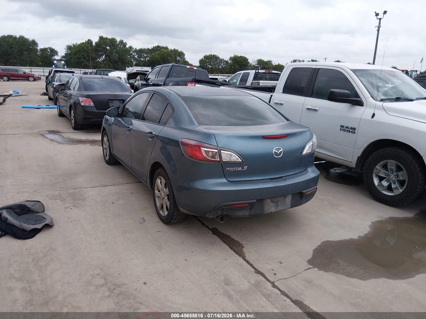 2011 Mazda 3 VIN JM1BL1VF8B1485679 IAAI salvage auction — NORMAL WEAR, Original (Texas), sold $250 on 2026-07-28 (photo 3)