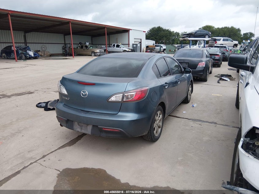 2011 Mazda 3 VIN JM1BL1VF8B1485679 IAAI salvage auction — NORMAL WEAR, Original (Texas), sold $250 on 2026-07-28 (photo 4)