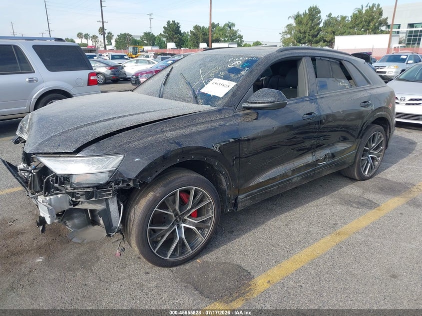 2021 Audi Q8 VIN WA1FVBF16MD022133 IAAI salvage auction — FRONT END, Nrc Lienholder Repossession Paperwork (California), sold $11,000 on 2026-09-19 (photo 2)