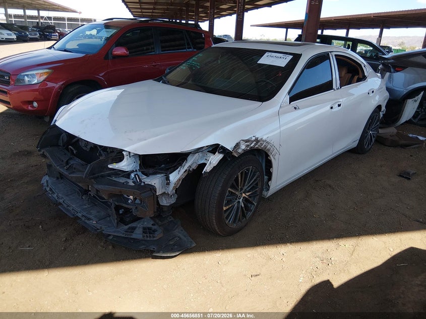 2022 Lexus ES VIN 58ADA1C13NU013922 IAAI salvage auction — FRONT & REAR, Salvage Title, sold $12,700 on 2026-08-25 (photo 2)