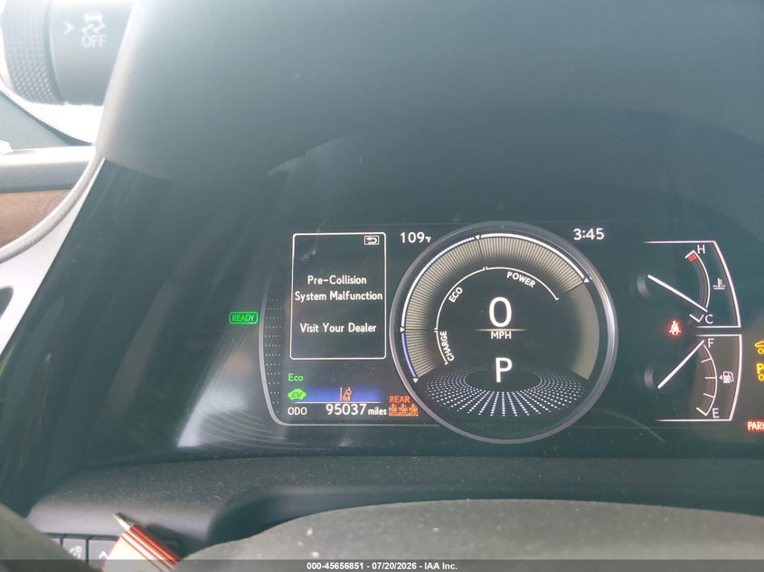 2022 Lexus ES VIN 58ADA1C13NU013922 IAAI salvage auction — FRONT & REAR, Salvage Title, sold $12,700 on 2026-08-25 (photo 7)