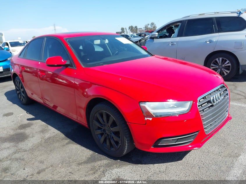 2014 Audi A4 VIN WAUAFAFLXEN008365 IAAI salvage auction — NORMAL WEAR, Clear - Dealer Only (California), sold $100 on 2026-07-23 (photo 1)