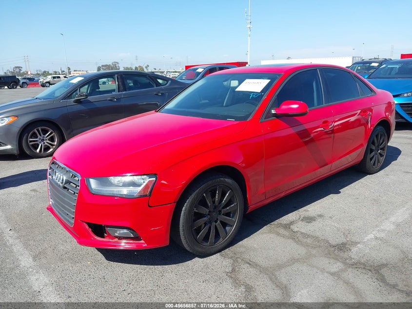 2014 Audi A4 VIN WAUAFAFLXEN008365 IAAI salvage auction — NORMAL WEAR, Clear - Dealer Only (California), sold $100 on 2026-07-23 (photo 2)