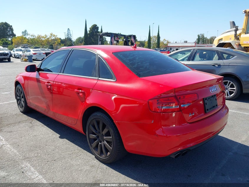 2014 Audi A4 VIN WAUAFAFLXEN008365 IAAI salvage auction — NORMAL WEAR, Clear - Dealer Only (California), sold $100 on 2026-07-23 (photo 3)