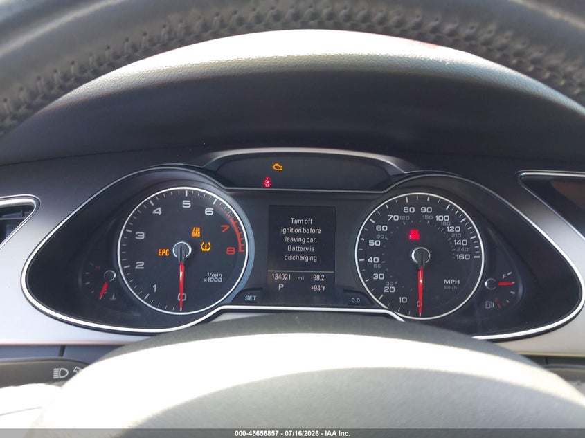 2014 Audi A4 VIN WAUAFAFLXEN008365 IAAI salvage auction — NORMAL WEAR, Clear - Dealer Only (California), sold $100 on 2026-07-23 (photo 7)