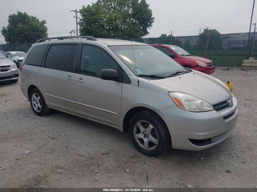 2005 Toyota Sienna VIN 5TDZA23CX5S271934 IAAI salvage auction — NORMAL WEAR, Clear (Pennsylvania), sold $25 on 2026-07-24 (photo 1)