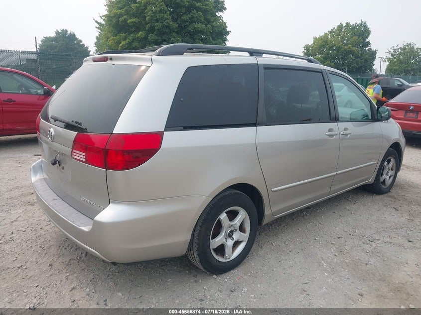 2005 Toyota Sienna VIN 5TDZA23CX5S271934 IAAI salvage auction — NORMAL WEAR, Clear (Pennsylvania), sold $25 on 2026-07-24 (photo 4)
