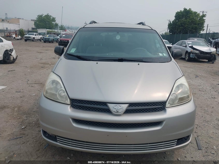 2005 Toyota Sienna VIN 5TDZA23CX5S271934 IAAI salvage auction — NORMAL WEAR, Clear (Pennsylvania), sold $25 on 2026-07-24 (photo 6)