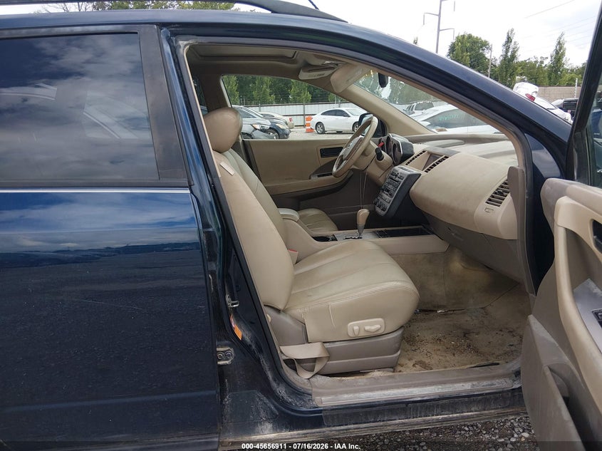 2003 Nissan Murano VIN JN8AZ08W13W222040 IAAI salvage auction — NORMAL WEAR, Clear (Missouri), sold $125 on 2026-07-27 (photo 5)