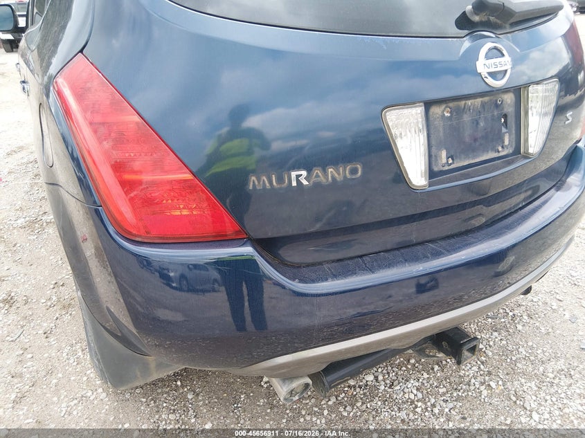 2003 Nissan Murano VIN JN8AZ08W13W222040 IAAI salvage auction — NORMAL WEAR, Clear (Missouri), sold $125 on 2026-07-27 (photo 6)