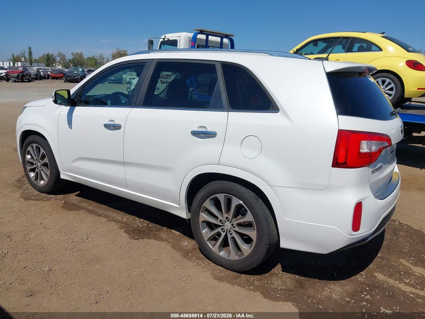 2015 Kia Sorento VIN 5XYKW4A72FG649117 IAAI salvage auction — NORMAL WEAR, Clear - Dealer Only (California), sold $1,300 on 2026-07-29 (photo 3)