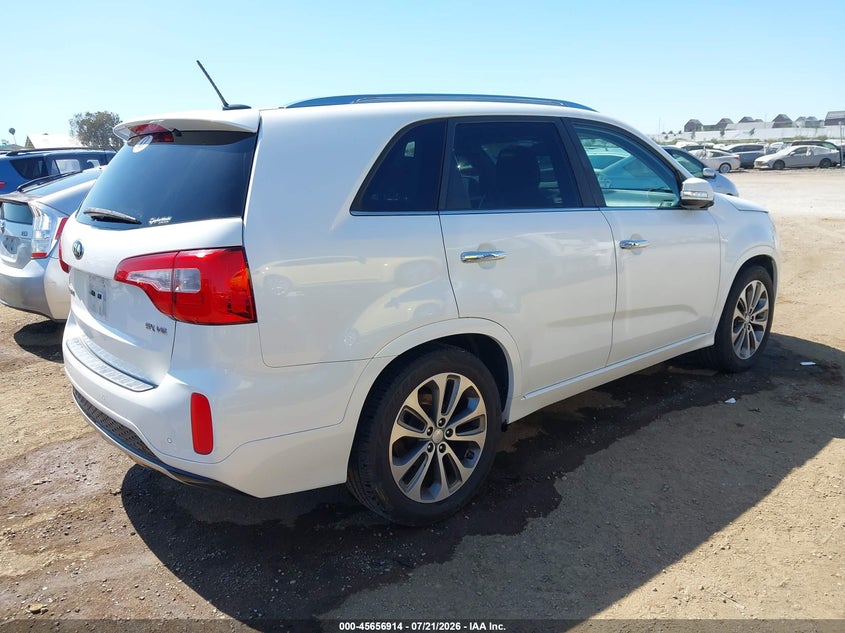 2015 Kia Sorento VIN 5XYKW4A72FG649117 IAAI salvage auction — NORMAL WEAR, Clear - Dealer Only (California), sold $1,300 on 2026-07-29 (photo 4)