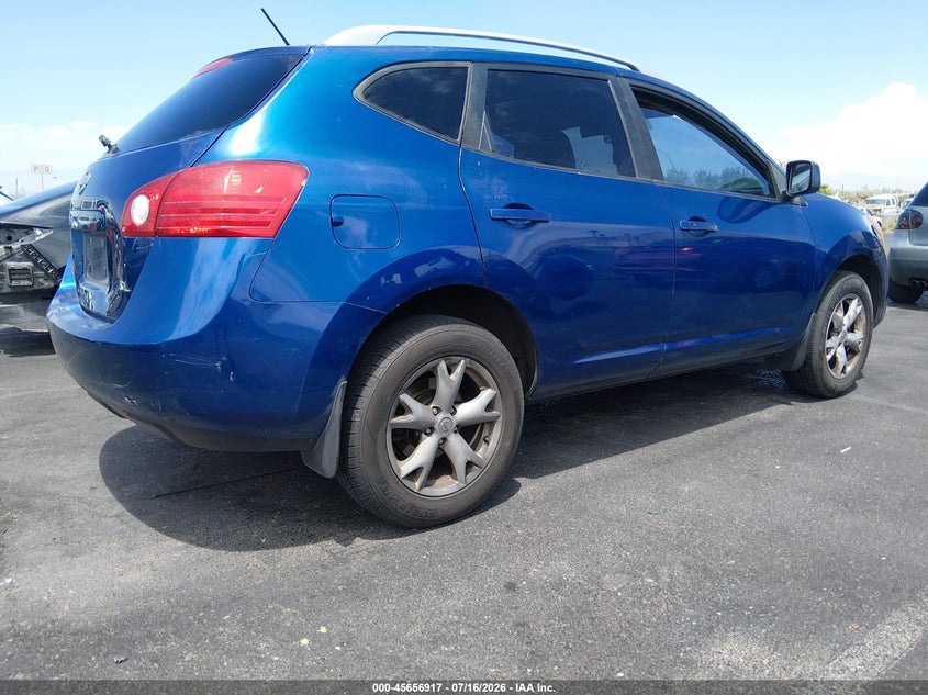 2009 Nissan Rogue VIN JN8AS58T79W045591 IAAI salvage auction — NORMAL WEAR, Clear (Nevada), sold $100 on 2026-07-31 (photo 4)