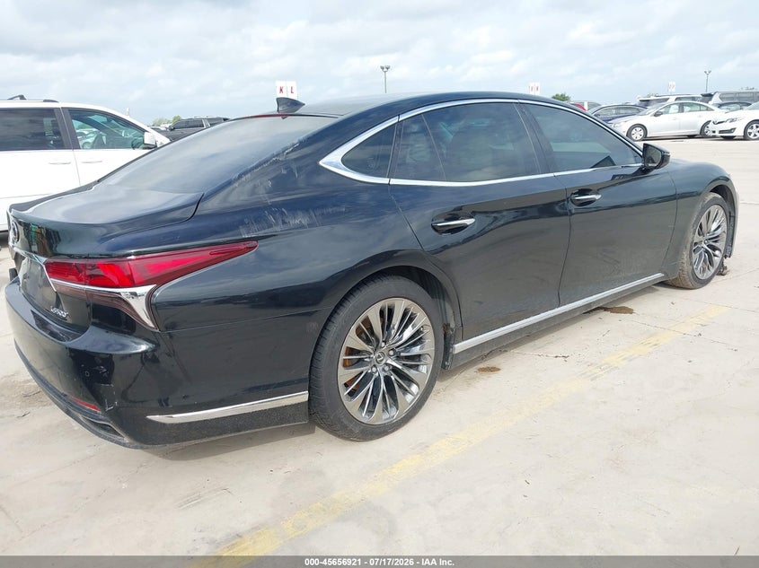 2020 Lexus Ls VIN JTHD51FF5L5012588 IAAI salvage auction — WATER/FLOOD, Salvage Title, sold $13,400 on 2026-08-24 (photo 4)