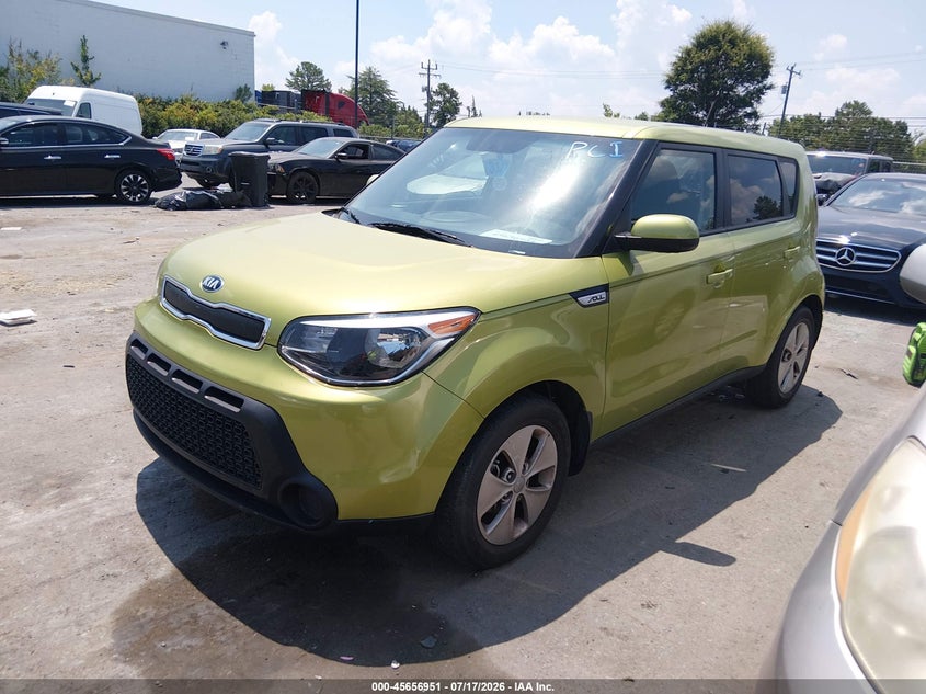 2015 Kia Soul VIN KNDJN2A21F7760178 IAAI salvage auction — SIDE, Salvage (North Carolina), sold $1,450 on 2026-07-31 (photo 2)