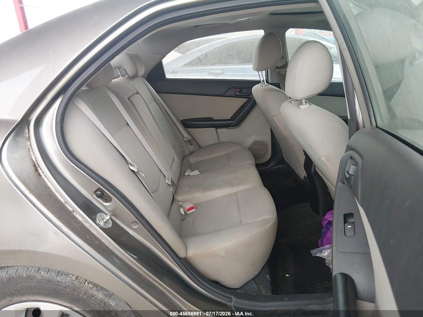 2011 Kia Forte VIN KNAFU4A25B5434066 IAAI salvage auction — NORMAL WEAR, Clear (Florida), sold $400 on 2026-07-28 (photo 8)
