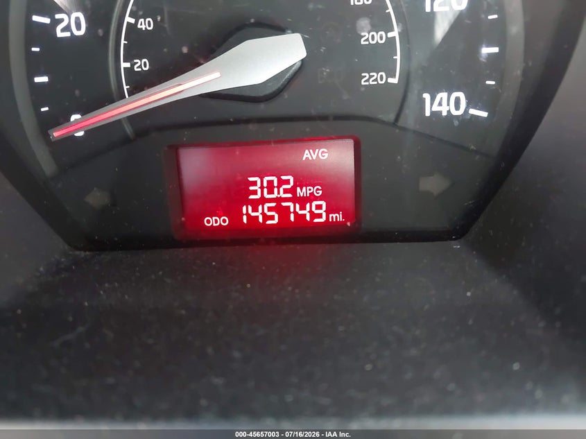 2014 Kia Rio VIN KNADM4A35E6398328 IAAI salvage auction — NORMAL WEAR, Clear (New York), sold $600 on 2026-07-28 (photo 7)