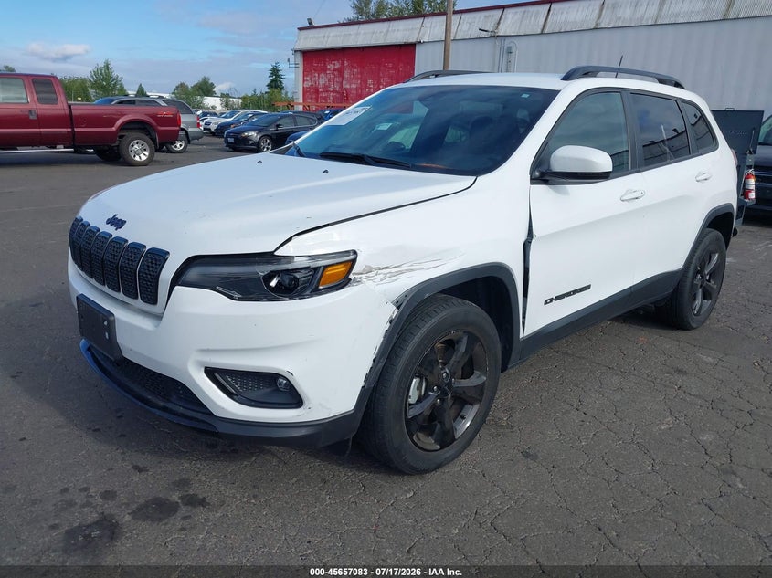 2021 Jeep Cherokee VIN 1C4PJMLB4MD131480 IAAI salvage auction — LEFT FRONT, Salvage Title, sold $4,950 on 2026-09-03 (photo 2)