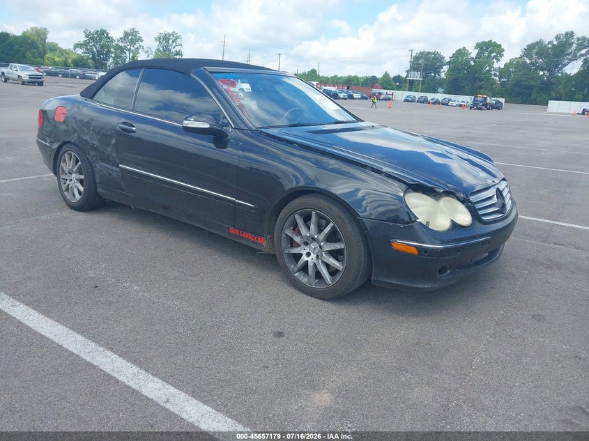 2007 Mercedes-benz Clk-class VIN WDBTK56F87F231301 IAAI salvage auction — NORMAL WEAR, Clear (Tennessee), sold $150 on 2026-08-18 (photo 1)